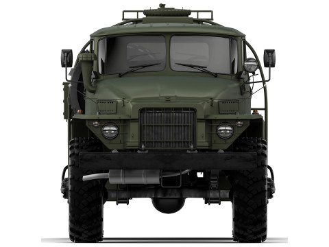Ural TZ-5-375D 1966 Modelo 3D
