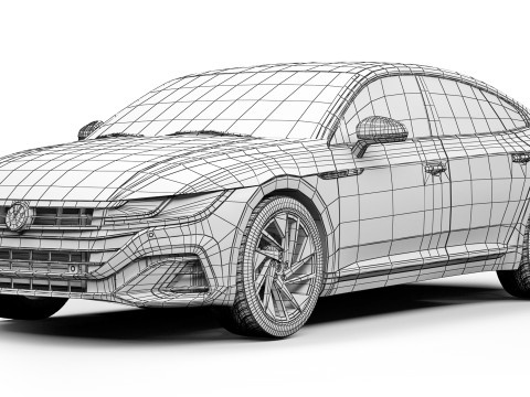 Volkswagen Arteon R-Line 2021 3D Model