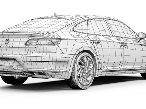 Volkswagen Arteon R-Line 2021 3D Model