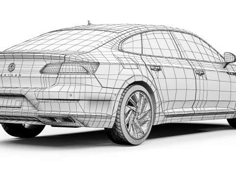 Volkswagen Arteon R-Line 2021 3D Model