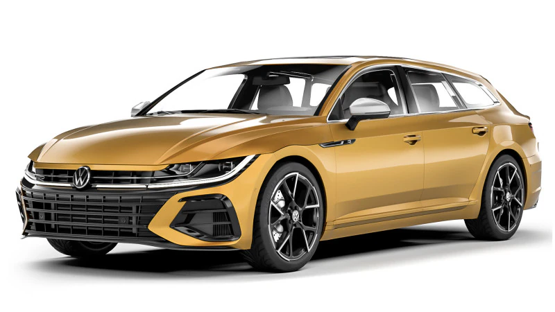 Volkswagen Arteon Shooting Brake R 2021 3D Model .c4d .max .obj .3ds .fbx .stl .blend