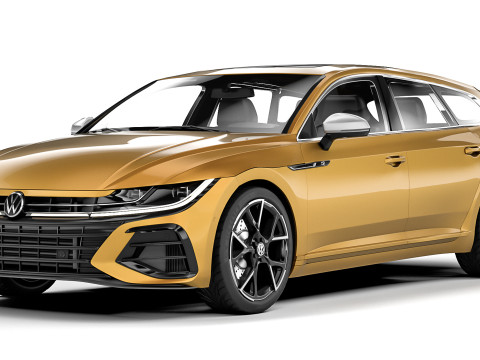 Volkswagen Arteon Shooting Brake R 2021 3D Модель