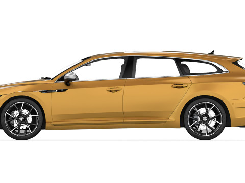 Volkswagen Arteon Shooting Brake R 2021 3D Model
