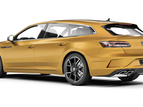Volkswagen Arteon Shooting Brake R 2021 3D Model