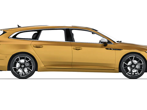 Volkswagen Arteon Shooting Brake R 2021 3D Model