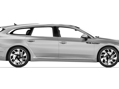 Volkswagen Arteon Shooting Brake 2021 Modelo 3D