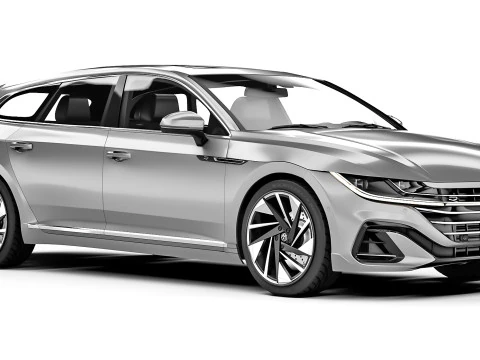 Rem Menembak Volkswagen Arteon 2021 Model 3D