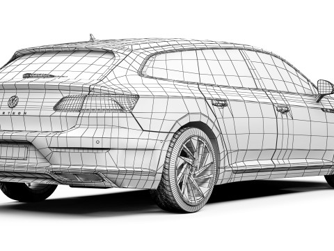 Volkswagen Arteon Shooting Brake 2021 Modelo 3D