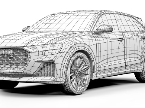 Audi RS Q8 Performance 2025 Model 3D