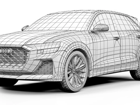 Audi RS Q8 Performance 2025 3D Model