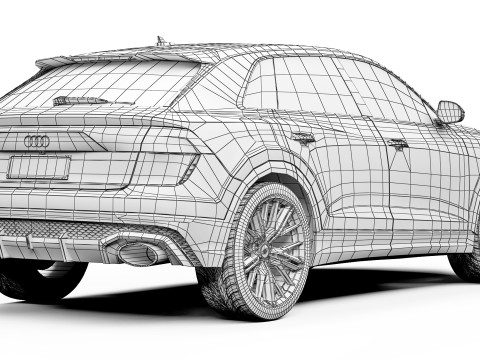 Audi RS Q8 Performance 2025 Model 3D