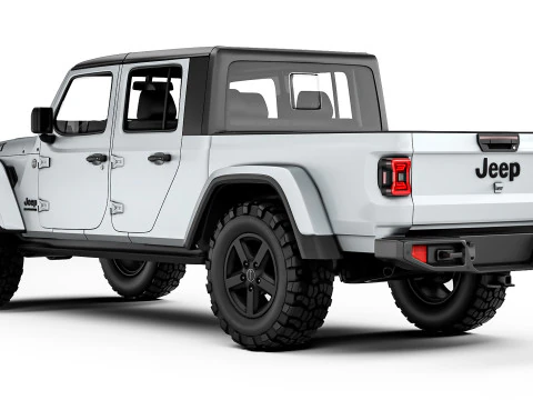 Jeep Gladiator Willys 2024 3D Model