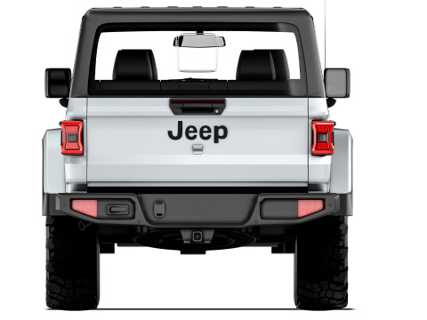 Jeep Gladiator Willys 2024 3D Model