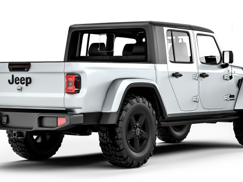 Jeep Gladiator Willys 2024 3D Model