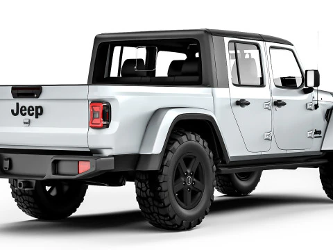Jeep Gladiator Willys 2024 3D Model