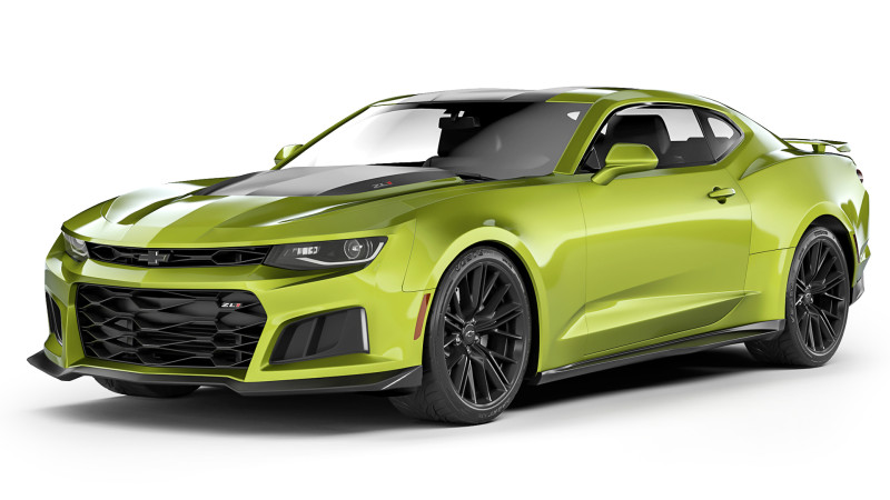 Chevrolet Camaro ZL1 2019 Model 3D .c4d .max .obj .3ds .fbx .stl .blend