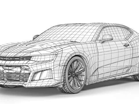 Chevrolet Camaro ZL1 2019 Modello 3D