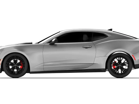 Chevrolet Camaro ZL1 1LE 2019 3D Model