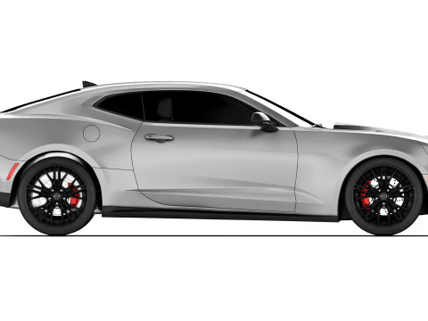 Chevrolet Camaro ZL1 1LE 2019 3D Model