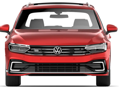 Volkswagen Passat Variant GTE 2020 3D Model