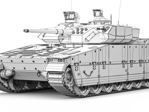 BMP Strf CV90 2022 3Dモデル