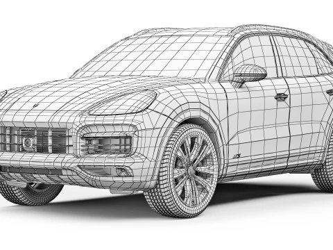 Porsche Cayenne GTS 2020 3D Model