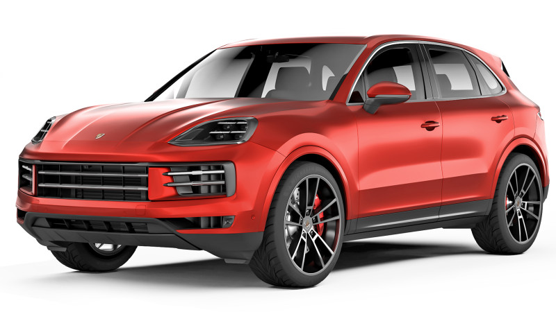Porsche Cayenne 2024 3D 模型 .c4d .max .obj .3ds .fbx .stl .blend