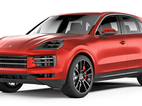 Porsche Cayenne 2024 3D 모델