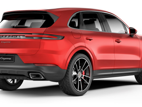 Porsche Cayenne 2024 3D 模型