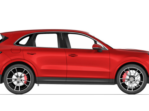 Porsche Cayenne 2024 3D 模型