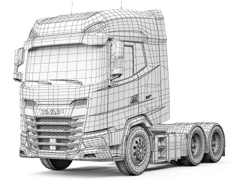 DAF XG 530 6x2 2024 Modèle 3D