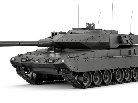 Tank Strv 122 2018 3D Модель