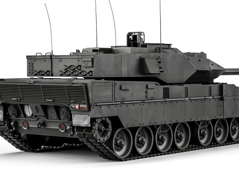 Tank Strv 122 2018 3D Модель
