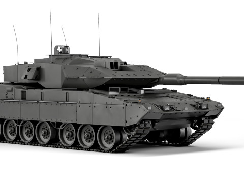 Tank Strv 122 2018 3D Модель