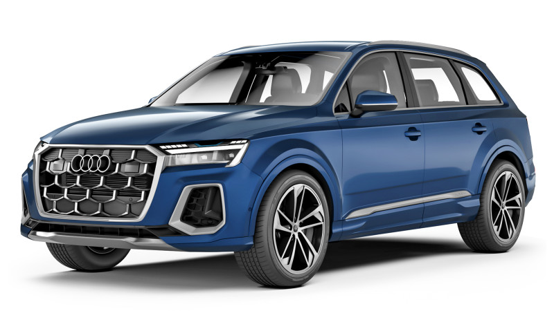 Audi Q7 2025 3D Model .c4d .max .obj .3ds .fbx .stl .blend 
