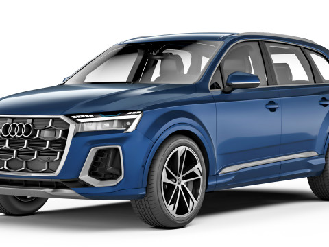 Audi Q7 2025 3D Model