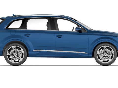Audi Q7 2025 3D Model