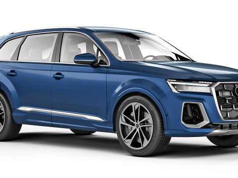 Audi Q7 2025 3D Model