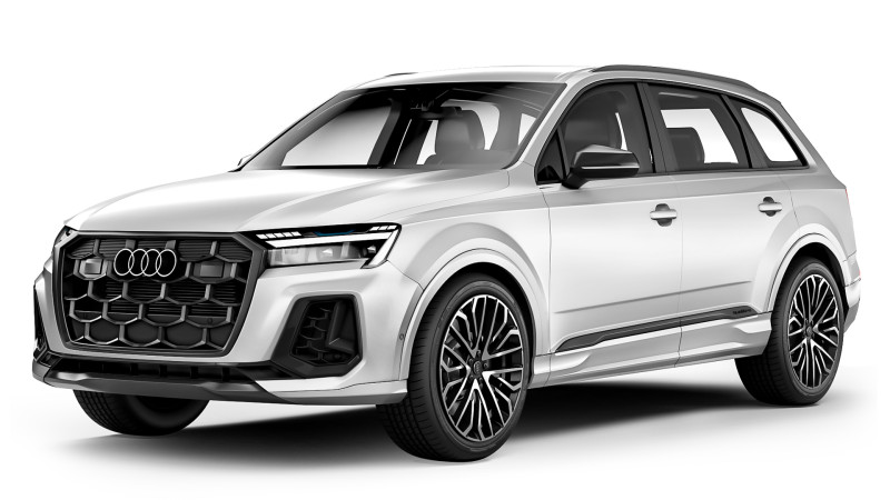 Audi SQ7 2025 3D Модель .c4d .max .obj .3ds .fbx .stl .blend