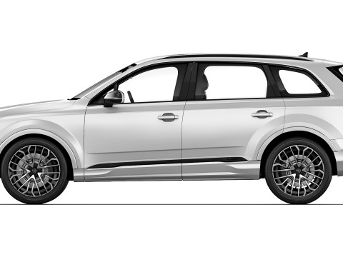 Audi SQ7 2025 3D Модель