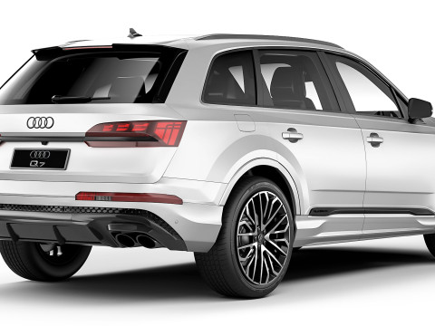 Audi SQ7 2025 3D Модель