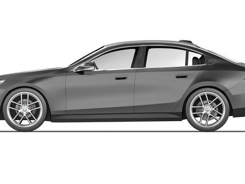 Car 5 Series G60 2024 Modelo 3D