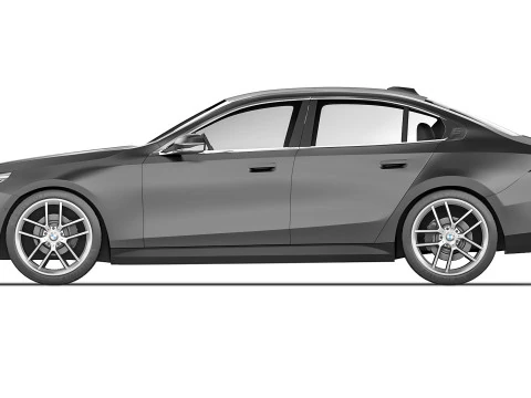 Car 5 Series G60 2024 3D Model