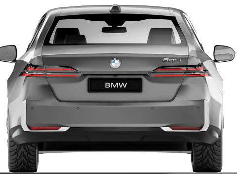 Car 5 Series G60 2024 3D Model
