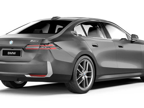 Car 5 Series G60 2024 3D Model