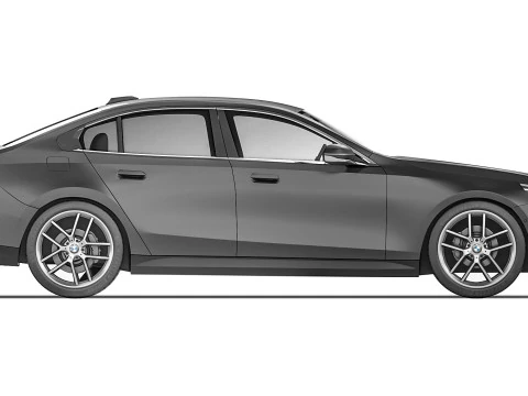 Car 5 Series G60 2024 3D Model