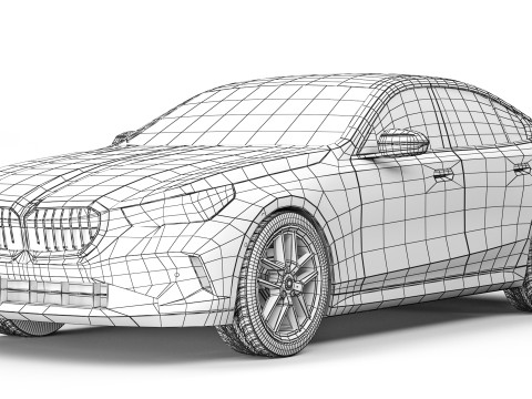 Car 5 Series G60 2024 Modelo 3D