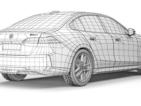 Car 5 Series G60 2024 3D Model