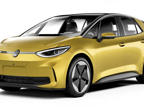 Volkswagen ID3 2024 3D Model