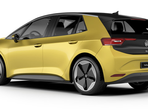 Volkswagen ID3 2024 3D Model